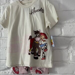 🤠💖 Toy Story Jessie 2-Piece Short Outfit – NWT 💖🤠